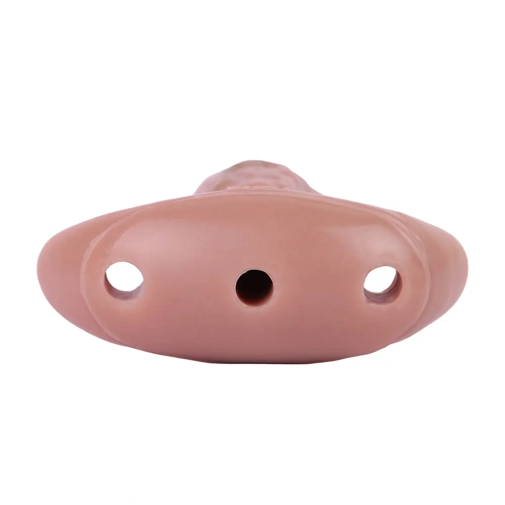 5.9in Vibrating Realistic Dildo Butt Plug Tail Mouth Gag For Sexy Sex Toy