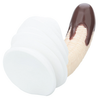 Chocolate Dipped Banana Split Cake Silicone Dildo