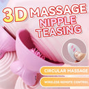 Vibrating Rotation Breast Massager Clitoral Stimulator Remote Control