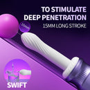 Pure Moon 7 Thrusting Heating Dildo Machine G Spot Vibrator With APP Control