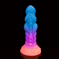 8.66in Silicone Dragon Luminous Real Soft Dildo For G-Spot Stimulation
