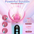 Nipples Clitoris Licker Tongue Vibrator Removable Cup Vagina Sucking Massager