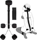 BDSM Kit Neck to Wrist Behind Back Collar Restraints Adjustable Set SM Play