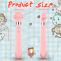 Cute Cat Paw 7 Flapping Clitoral G Spot Vibrator