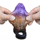 5in Dragon Fantasy Spiked Silicone Soft Dildo Sleeve Cock Extender