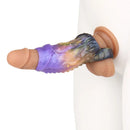 5in Dragon Fantasy Spiked Silicone Soft Dildo Sleeve Cock Extender
