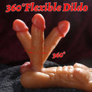 5in Premium Real Silicone Soft Dildo With 1.5lb Muscle Sex Doll Torso