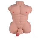 5in Soft Dildo 13.22lb Sex Doll Male Torso With Lifelike Veins