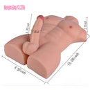 5in Soft Dildo 13.22lb Sex Doll Male Torso With Lifelike Veins