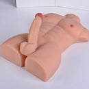 5in Soft Dildo 13.22lb Sex Doll Male Torso With Lifelike Veins