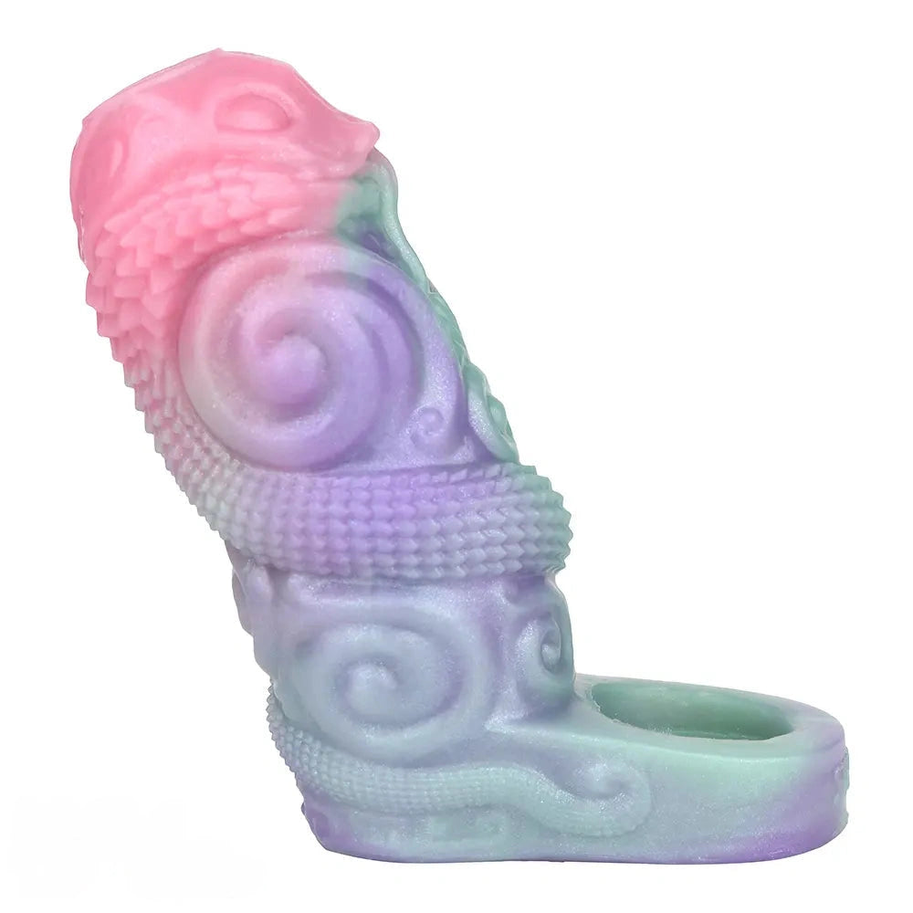 5in Wyrm Bloom SHAZ-3017 Fantasy Hollow Dildo Sleeve For Cock Extension