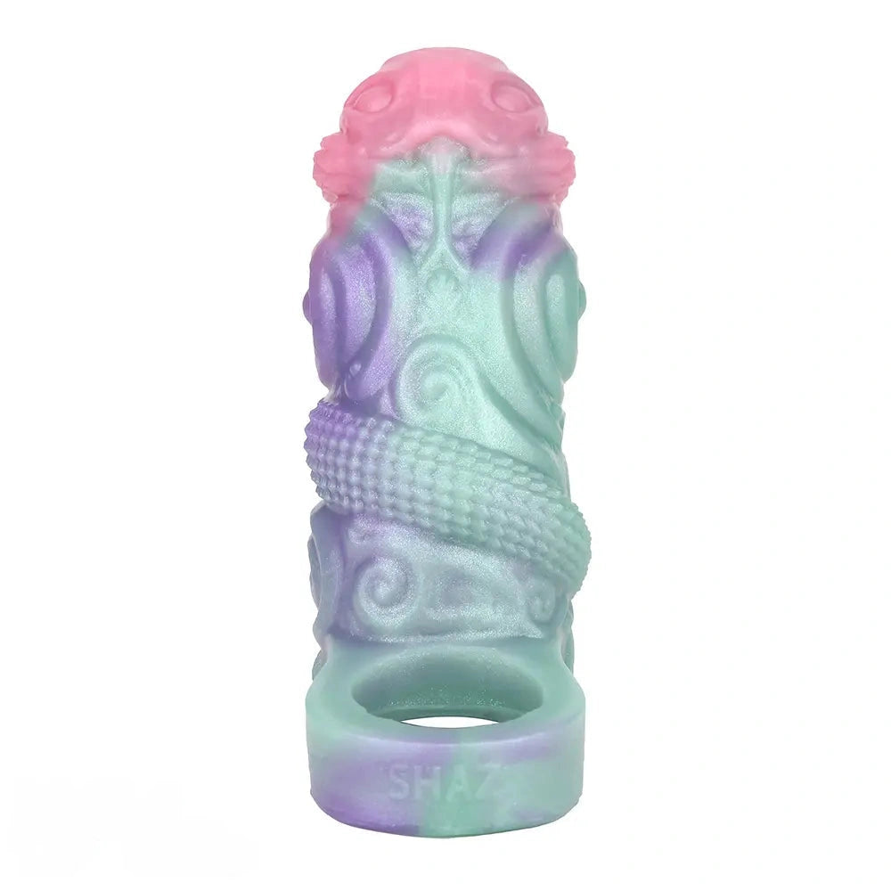 5in Wyrm Bloom SHAZ-3017 Fantasy Hollow Dildo Sleeve For Cock Extension