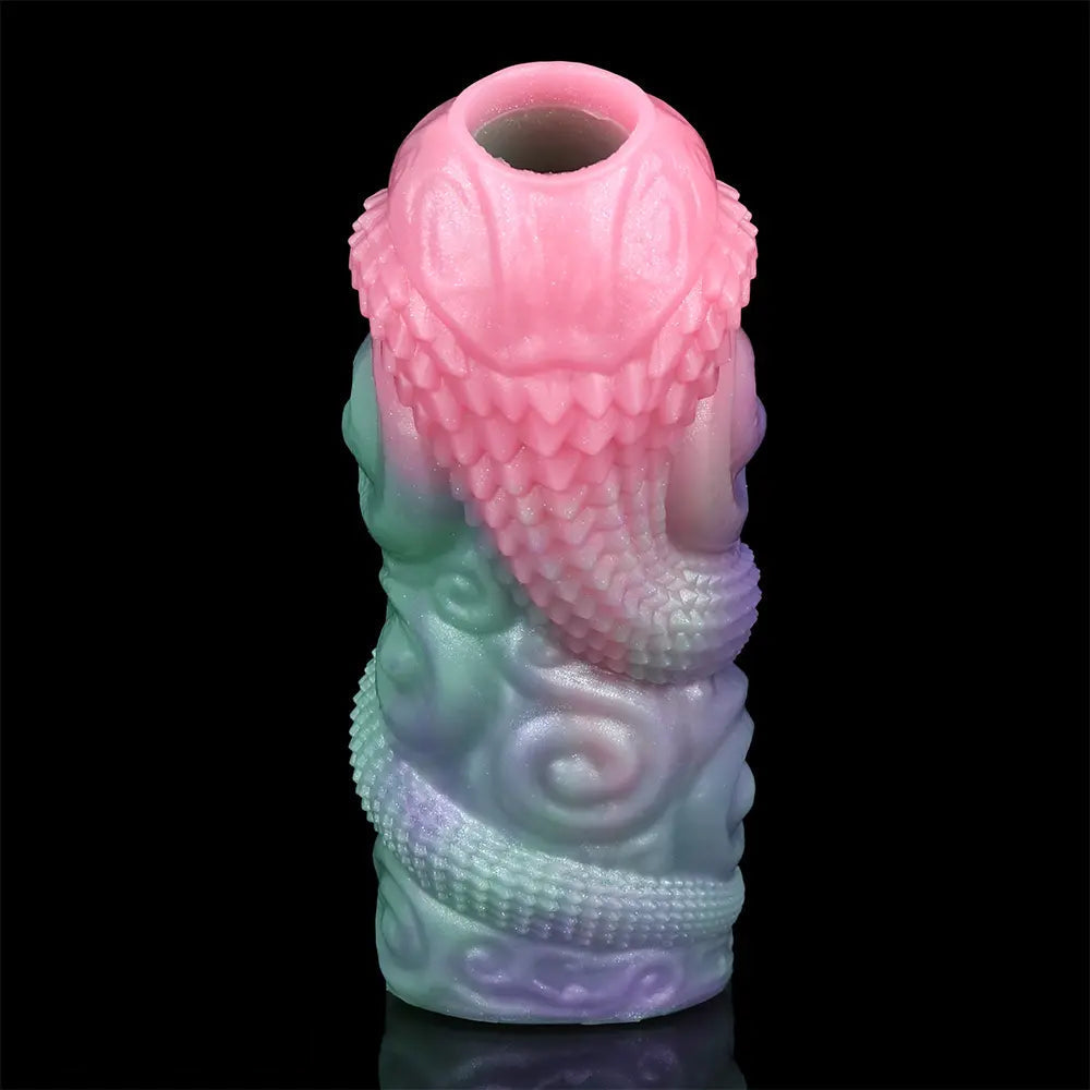 5in Wyrm Bloom SHAZ-3017 Fantasy Hollow Dildo Sleeve For Cock Extension