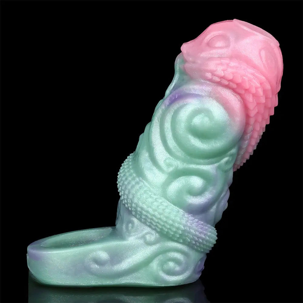 5in Wyrm Bloom SHAZ-3017 Fantasy Hollow Dildo Sleeve For Cock Extension