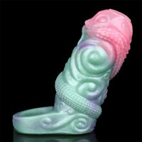 5in Wyrm Bloom SHAZ-3017 Fantasy Hollow Dildo Sleeve For Cock Extension