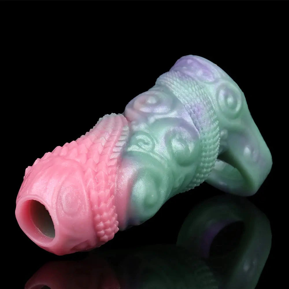5in Wyrm Bloom SHAZ-3017 Fantasy Hollow Dildo Sleeve For Cock Extension