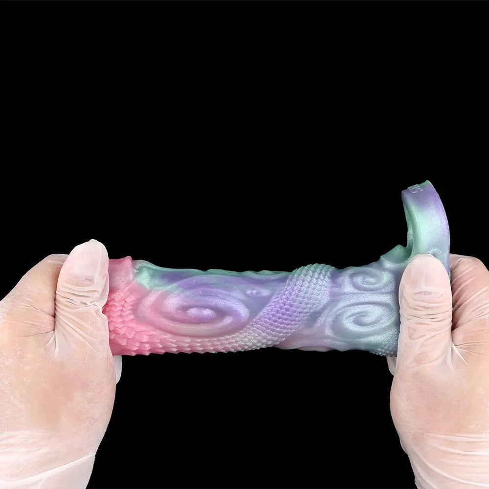 5in Wyrm Bloom SHAZ-3017 Fantasy Hollow Dildo Sleeve For Cock Extension