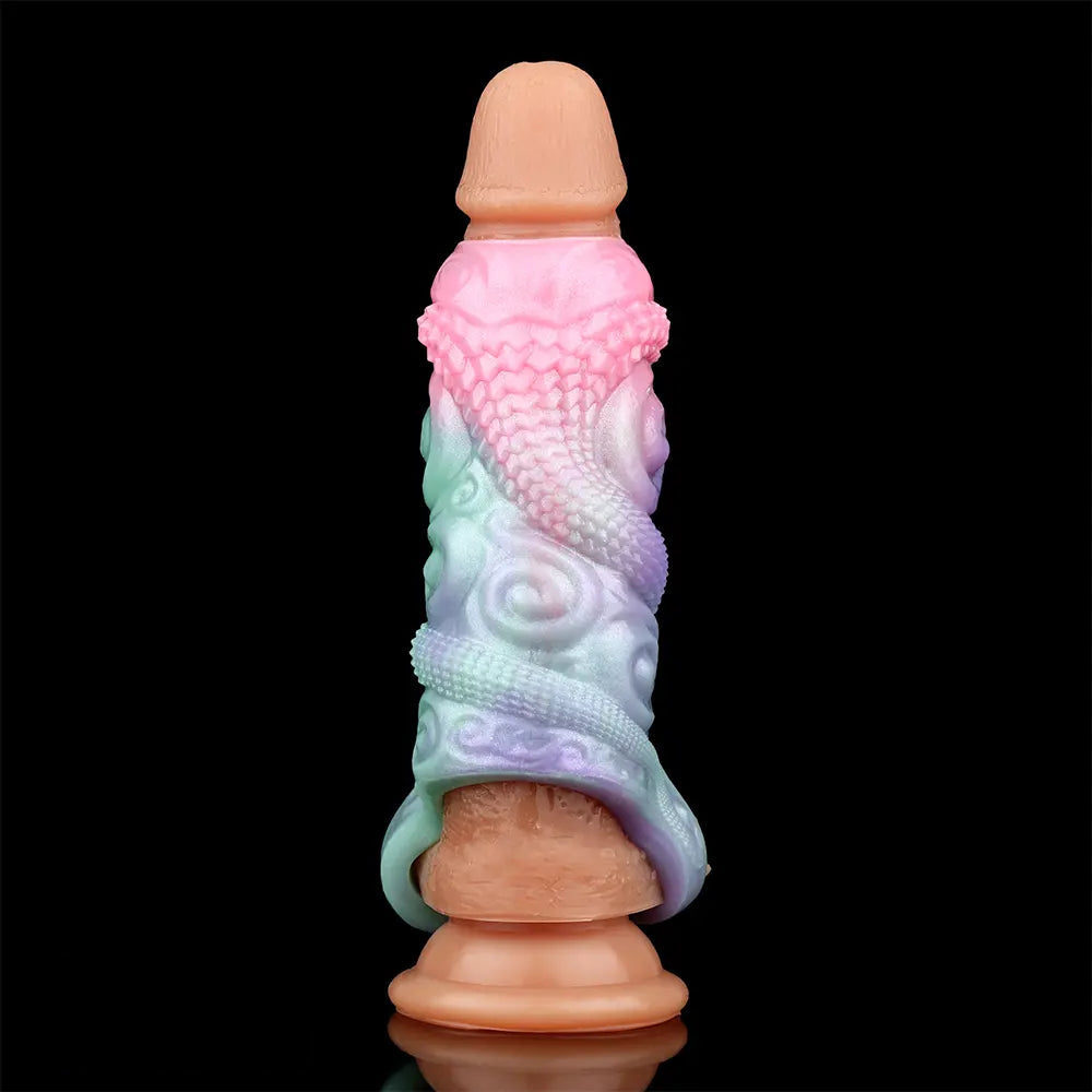 5in Wyrm Bloom SHAZ-3017 Fantasy Hollow Dildo Sleeve For Cock Extension