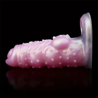 6.02in Multicolor Option Wolf Teeth Dildo Sleeve Hollow Cock Sheath