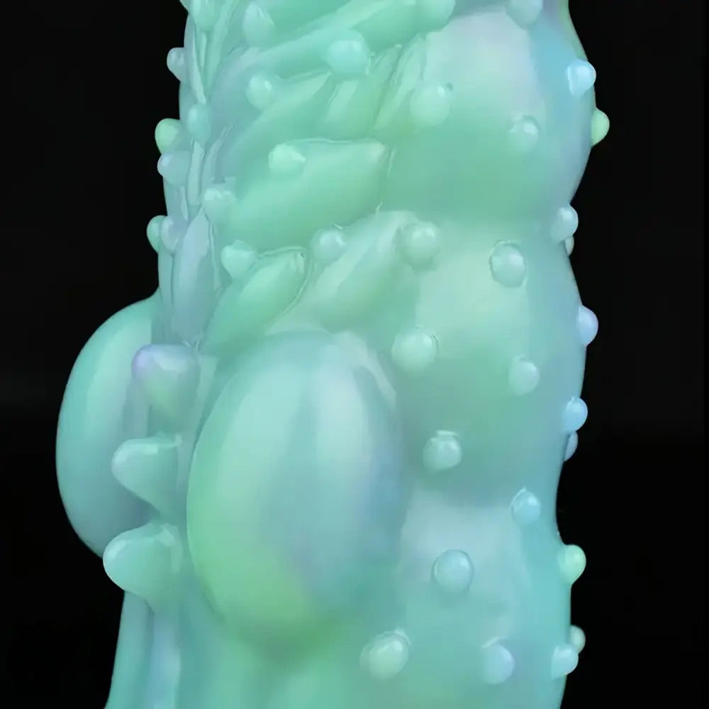 6.02in Multicolor Option Wolf Teeth Dildo Sleeve Hollow Cock Sheath