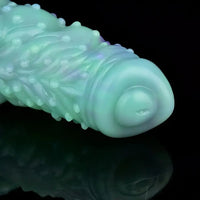 6.02in Multicolor Option Wolf Teeth Dildo Sleeve Hollow Cock Sheath