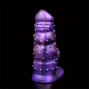 6.02in Multicolor Option Wolf Teeth Dildo Sleeve Hollow Cock Sheath
