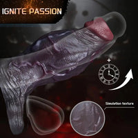 6.02in Platinum Silicone Soft Dildo Sleeve For Couples Bedroom Pleasure