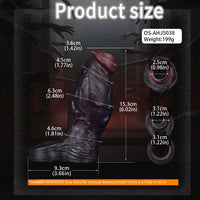 6.02in Platinum Silicone Soft Dildo Sleeve For Couples Bedroom Pleasure