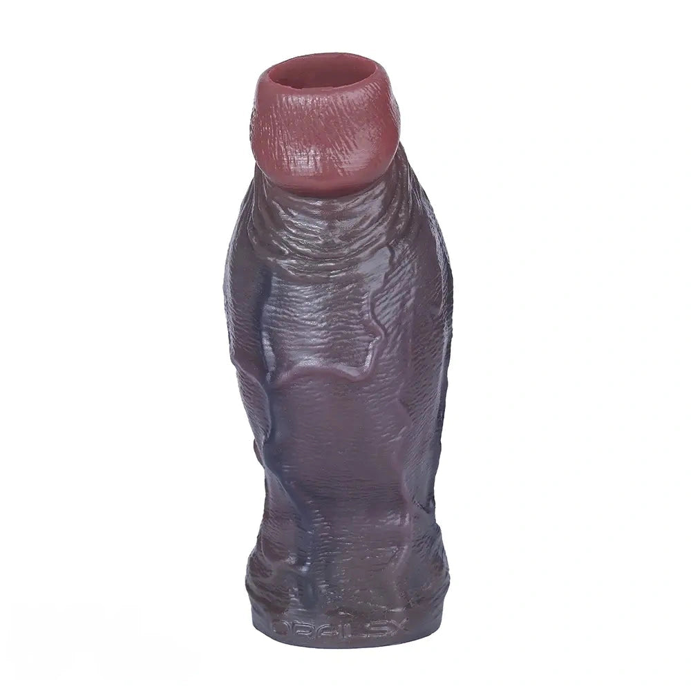 6.02in Platinum Silicone Soft Dildo Sleeve For Couples Bedroom Pleasure