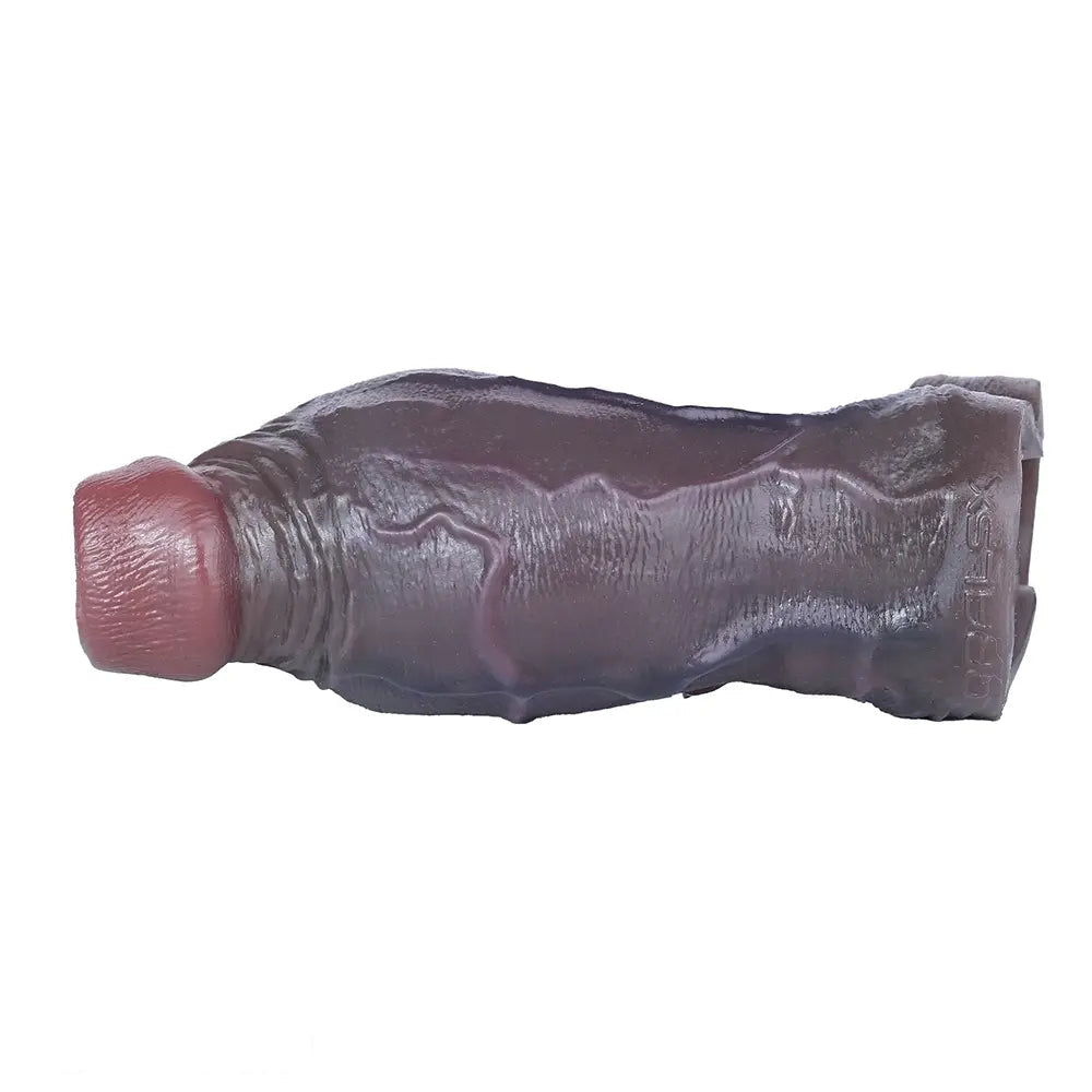 6.02in Platinum Silicone Soft Dildo Sleeve For Couples Bedroom Pleasure