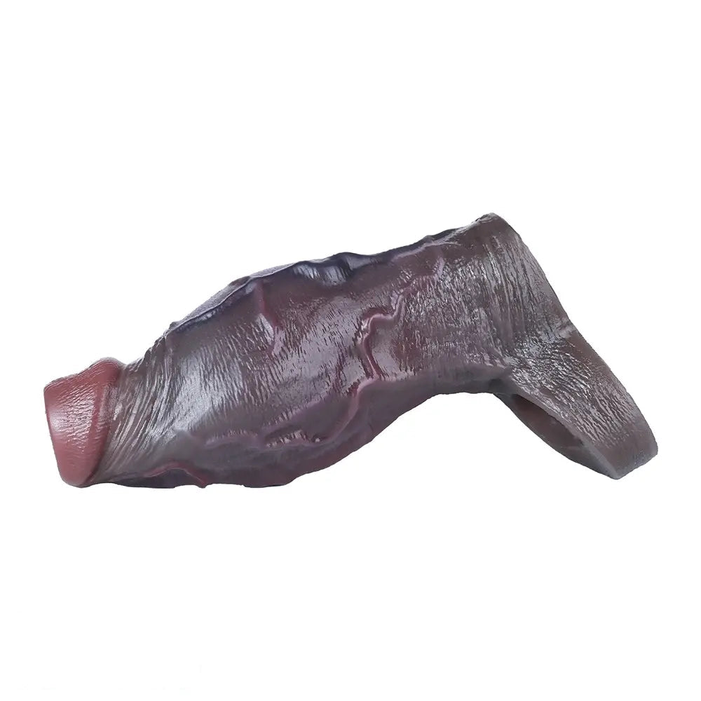 6.02in Platinum Silicone Soft Dildo Sleeve For Couples Bedroom Pleasure