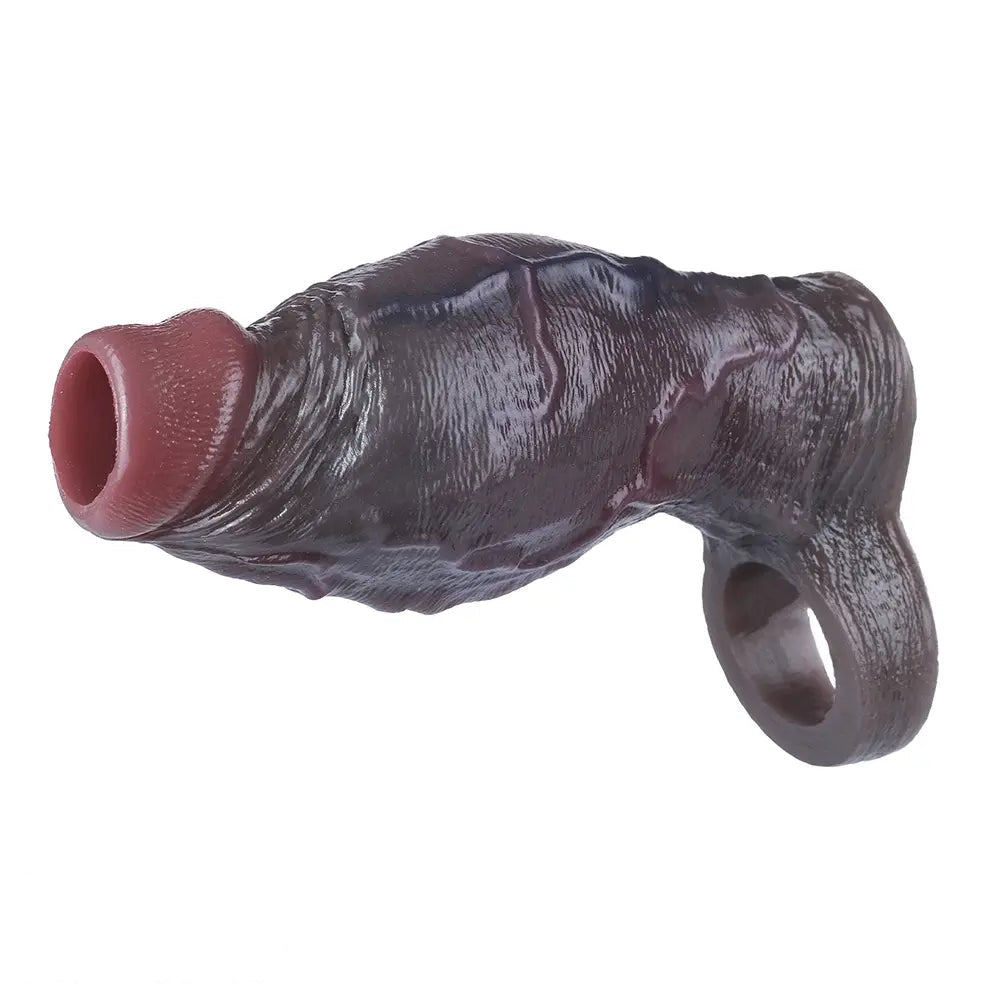 6.02in Platinum Silicone Soft Dildo Sleeve For Couples Bedroom Pleasure