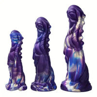 6.03in 7.5in 8.67in Ass Stuffed Monster Fantasy Silicone Cock Dildo