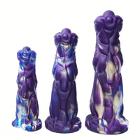 6.03in 7.5in 8.67in Ass Stuffed Monster Fantasy Silicone Cock Dildo