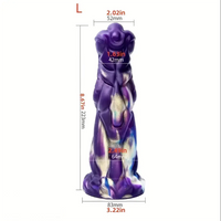 6.03in 7.5in 8.67in Ass Stuffed Monster Fantasy Silicone Cock Dildo