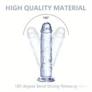 6.06in - 12in TPE Unisex Real Dildo Sex Toy Masturbator Anus Dilator