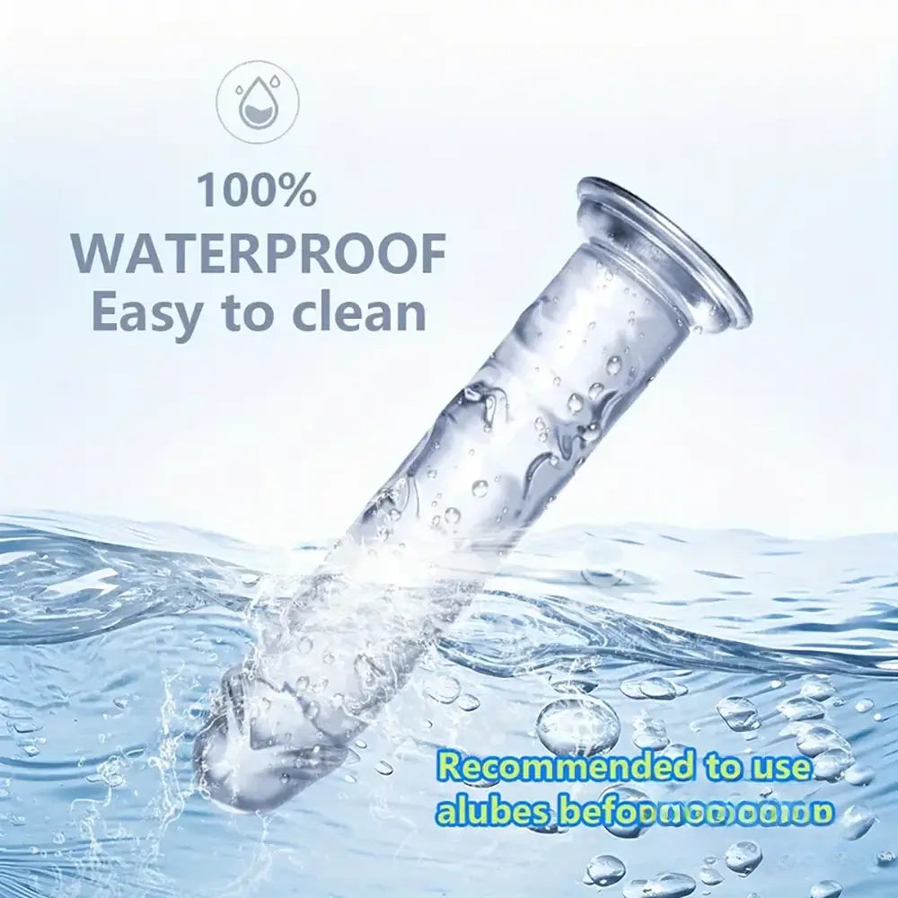 6.06in - 12in TPE Unisex Real Dildo Sex Toy Masturbator Anus Dilator
