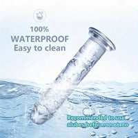 6.06in - 12in TPE Unisex Real Dildo Sex Toy Masturbator Anus Dilator