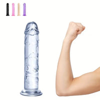 6.06in - 12in TPE Unisex Real Dildo Sex Toy Masturbator Anus Dilator