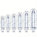 6.06in - 12in TPE Unisex Real Dildo Sex Toy Masturbator Anus Dilator