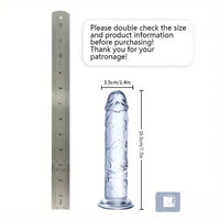 6.06in - 12in TPE Unisex Real Dildo Sex Toy Masturbator Anus Dilator
