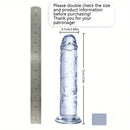 6.06in - 12in TPE Unisex Real Dildo Sex Toy Masturbator Anus Dilator