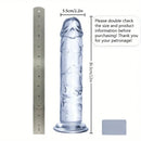 6.06in - 12in TPE Unisex Real Dildo Sex Toy Masturbator Anus Dilator