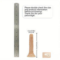 6.06in - 12in TPE Unisex Real Dildo Sex Toy Masturbator Anus Dilator