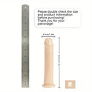 6.06in - 12in TPE Unisex Real Dildo Sex Toy Masturbator Anus Dilator