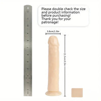 6.06in - 12in TPE Unisex Real Dildo Sex Toy Masturbator Anus Dilator