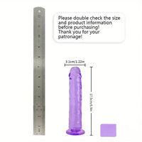 6.06in - 12in TPE Unisex Real Dildo Sex Toy Masturbator Anus Dilator