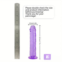 6.06in - 12in TPE Unisex Real Dildo Sex Toy Masturbator Anus Dilator