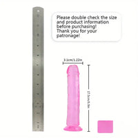 6.06in - 12in TPE Unisex Real Dildo Sex Toy Masturbator Anus Dilator