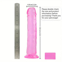 6.06in - 12in TPE Unisex Real Dildo Sex Toy Masturbator Anus Dilator